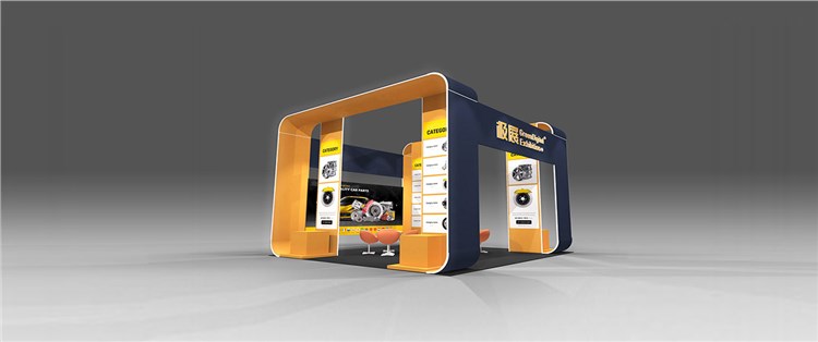 36㎡环保展台设计搭建方案