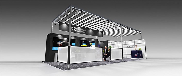 72㎡环保展台设计搭建方案